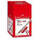 BOLIGRAFO 032-M TRILUX P/MED - ROJO (BOX50) - FABER CASTELL